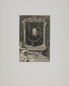 George Vertue. Portrait of King Edward VI. Engraving. 1732-1736.