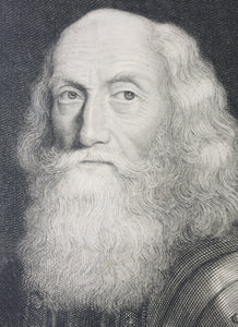 David Paton, after. Portrait of General Thomas Dalyell. Engraving by Peter Vandrebanc. 1685.
