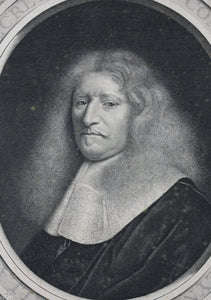 Antoine Masson. Portrait of Guillaume de Brisacier. Engraving after Nicolas Mignard. 1664.