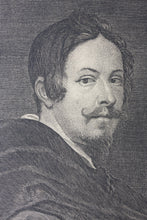 Load image into Gallery viewer, Anthony van Dyck, after. Portrait of Gerardo Seghers. Engraving by Lucas Vorsterman I. 1645-1655.
