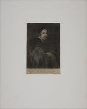 Load image into Gallery viewer, Anthony van Dyck, after. Portrait of Gerardo Seghers. Engraving by Lucas Vorsterman I. 1645-1655.
