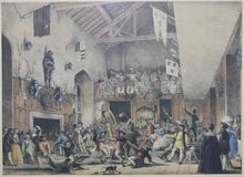 Load image into Gallery viewer, Joseph Nash, after. Old English Interiors. A pair of framed vintage prints. 19th century.
