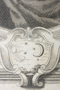 Giuseppe Zocchi, after. Portrait of: Laudomia Acciaiuoli. Engraving by Francesco Allegrini. 1750-1760 (circa).