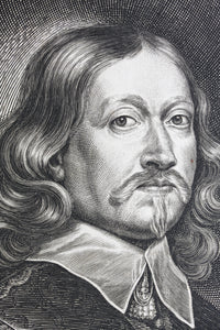 Anselmus Van Hulle, after. Portrait of Matthäus Wesenbeck. Engraving by Pieter de Bailliu. 1649..