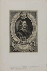 Anselmus Van Hulle, after. Portrait of Matthäus Wesenbeck. Engraving by Pieter de Bailliu. 1649..
