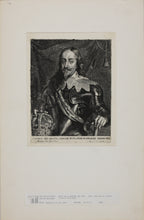 Load image into Gallery viewer, Anthony van Dyck, after. Portrait of Charles I. Engraving by Jan Meyssens. 1633-1670.

