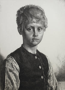 Gerald Leslie Brockhurst. Casper. Etching. 1933.
