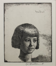 Load image into Gallery viewer, Gerald Leslie  Brockhurst. Clytie. Etching. 1920
