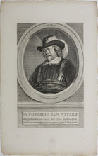 Load image into Gallery viewer, Bartholomeus van der Helst, after. Hendrik Pothoven, after. Portrait of Cornelis Jan Witsen. Engraving by Jacob Houbraken. 1779 - 1780.
