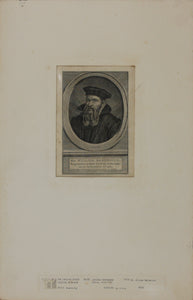 Jacob Houbraken. Portrait of Willem Bardesius. Engraving. 1749 - 1759 and/or 1796.
