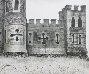 David Gentleman. Ralph Allen's Sham Castle. Lithograph. 1975