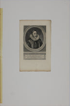 Load image into Gallery viewer, Hendrik Pothoven, after. Portrait of Pieter de Rijcke. Engraving by Jacob Houbraken. 1713 - 1780.
