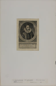 Hendrik Pothoven, after. Portrait of Pieter de Rijcke. Engraving by Jacob Houbraken. 1713 - 1780.