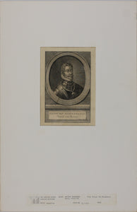 Jacob Houbraken. Portrait of Philips van Montmorency. Engraving. 1713-1780.