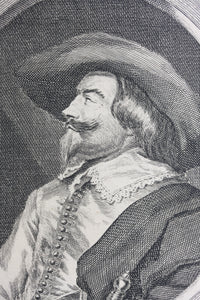 Jacob Backer, after. Hendrik Pothoven, after. Portrait of Nicolaas Hasselaer.  Engraving by Jacob Houbraken. 1749 - 1780 and/or 1796.