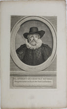 Load image into Gallery viewer, Thomas de Keyser, after. Hendrik Pothoven, after. Portrait of Antonius Oetgens van Waveren. Engraving by Jacob Houbraken. 1749 - 1780 and/or 1796.

