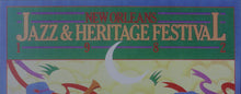 Load image into Gallery viewer, Stephen St. Germain. The Poster of the New Orleans Jazz &amp; Heritage Festival. 1982. Reprint circa 2000.
