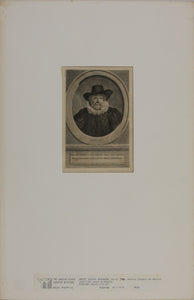 Thomas de Keyser, after. Hendrik Pothoven, after. Portrait of Antonius Oetgens van Waveren. Engraving by Jacob Houbraken. 1749 - 1780 and/or 1796.