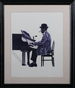 Thomas A. McKinney. Pianist Willie "The Lion" Smith. Print. 20th Century.
