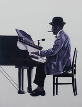 Load image into Gallery viewer, Thomas A. McKinney. African-American art. Pianist Willie &quot;The Lion&quot; Smith. Print. 20th Century.

