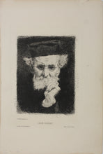 Load image into Gallery viewer, Léon Bonnat. Portrait of Leon Cogniet. Engraving. 1881.
