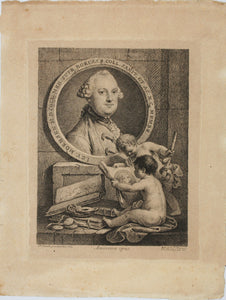 Georg Friedrich Schmidt, after. Portrait of Johann Carl Wilhelm Moehsen. Etching by Christian Bernhard Rode and Johann Conrad Krüger. 1763-1771.
