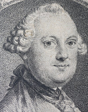 Load image into Gallery viewer, Georg Friedrich Schmidt, after. Portrait of Johann Carl Wilhelm Moehsen. Etching by Christian Bernhard Rode and Johann Conrad Krüger. 1763-1771.

