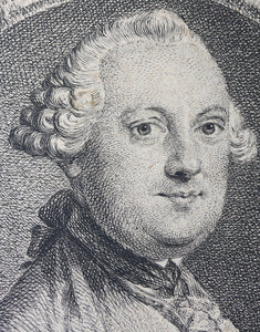 Georg Friedrich Schmidt, after. Portrait of Johann Carl Wilhelm Moehsen. Etching by Christian Bernhard Rode and Johann Conrad Krüger. 1763-1771.