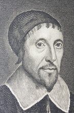 Load image into Gallery viewer, William Dobson, after. Portrait of Edmund Calamy. Engraving by James Caldwell. 18th century.
