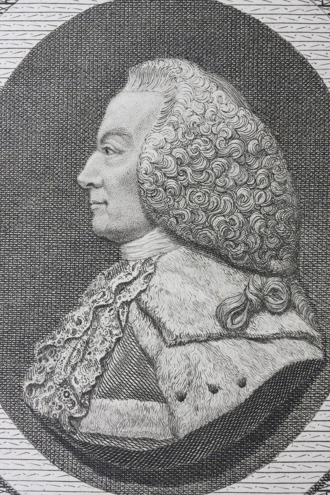 Thomas Holloway. Portrait of William Murray, 1st Earl of Mansfield.  Engraving. 1788-1803.