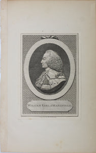 Thomas Holloway. Portrait of William Murray, 1st Earl of Mansfield.  Engraving. 1788-1803.
