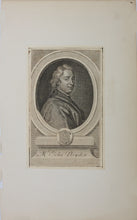 Load image into Gallery viewer, George Vertue. Portrait of Mr. John Dryden. Engraving. 1729.
