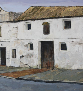 Maria Roldan Benitez. Broad street Ecija. Painting. 2001.