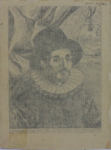 Nicolas de Larmessin. Portrait of Guillaume de Sallus, seigneur du Bartas. Engraving. Late 17th to early 18th century.