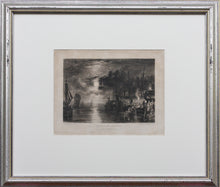Load image into Gallery viewer, Joseph Mallord William Turner, after. Shields on the river Tyne. Engraved by Charles Turner. 1823.
