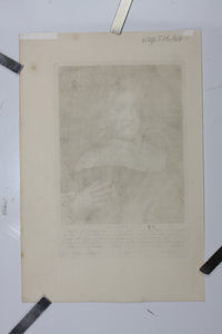 Self-portrait of Hendrick Berckman. Engraving by Conraad Waumans. 1662.