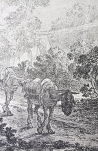 Load image into Gallery viewer, Jan Both. The Two Hinnies. Etching. 1640-1650.
