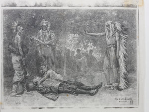 Henry Wolf. Three wood engravings on one sheet. Trial proofs. Late 19th to early 20th century.