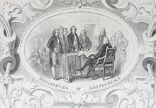 Load image into Gallery viewer, Joseph Siffred Duplessis, after. John Trumbull (vignette), after. Portrait of Benjamin Franklin. Engraving by W. Joseph Edwards. 1843-1864.
