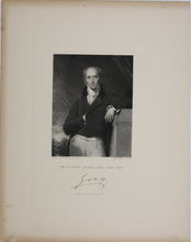 Load image into Gallery viewer, Sir Thomas Lawrence, after. Portrait of Charles Grey, Earl Grey. Engraving by John Cochran. 1844.
