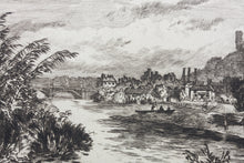 Load image into Gallery viewer, Alfred Dawson. View of Windsor Castle. Etching. 1885.
