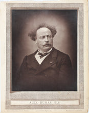 Load image into Gallery viewer, G. Fontaine. Photo portrait of Alexandre Dumas fils. Woodburytype. 1860s.
