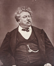 Load image into Gallery viewer, Étienne Carjat. Photo portrait of Alexandre Dumas. Woodburytype. c. 1862.
