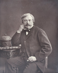 Nadar. Photo portrait of Edmond de Goncourt. Woodburytype. 1855–59.