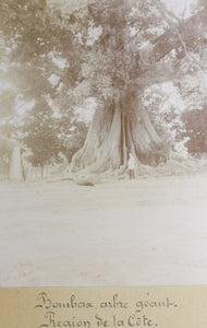 Jean Dybowski. Au Congo. Set of six ethnographic photos of the expedition to the Central Africa. 1891-1892.