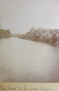 Jean Dybowski. Au Congo. Set of six ethnographic photos of the expedition to the Central Africa. 1891-1892.