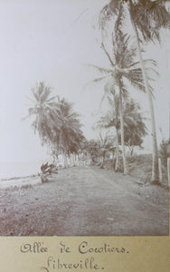 Jean Dybowski. Au Congo. Set of six ethnographic photos of the expedition to the Central Africa. 1891-1892.