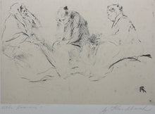 Load image into Gallery viewer, Friedrich August von Kaulbach. Old Women. Etching. Late 19th to early 20th century.

