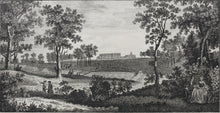 Load image into Gallery viewer, Luke Sullivan, after. A View of Ditchley in Oxfordshire, the Seat of the Earl of Lichfield. Engraving. Late 18th to early 19th Centuries.
