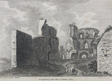 Load image into Gallery viewer, Samuel Sparrow. Abergavenny Castle, Monmouthshire, plate I. Engraving. 1784.
